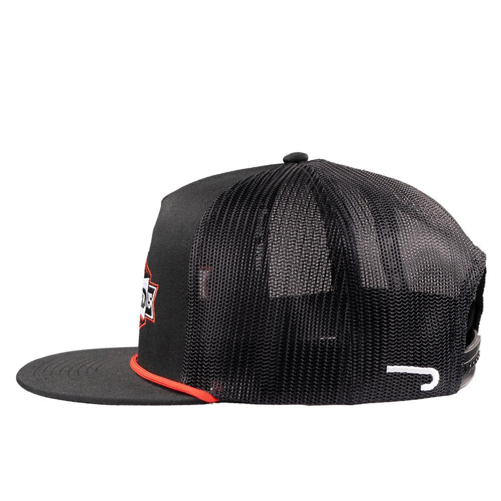 Lazy J Ranch Black Domino Classic Rope Trucker Hat – Lazy J Ranch Wear
