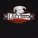 Lazy J Ranch Black Domino Short Sleeve T-Shirt - Black-