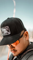 Lazy J Ranch Black Elevation Classic Five Panel Trucker Hat-