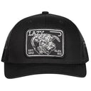Lazy J Ranch Black Elevation Mid Profile Trucker Hat-