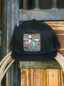 Lazy J Ranch Black Home Sweet Texas Classic Five Panel Trucker Hat-