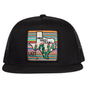 Lazy J Ranch Black Home Sweet Texas Classic Five Panel Trucker Hat-