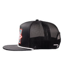 Lazy J Ranch Black Iron Horn Classic Rope Trucker Hat-