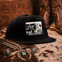 Lazy J Ranch Black Legado Classic Rope Trucker Hat-