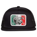 Lazy J Ranch Black Mexico Elevation Classic Five Panel Trucker Hat-