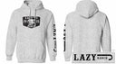 Lazy J Ranch Black Ranch Logo Pullover Hoodie - Ash Grey-
