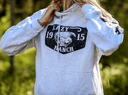Lazy J Ranch Black Ranch Logo Pullover Hoodie - Ash Grey-