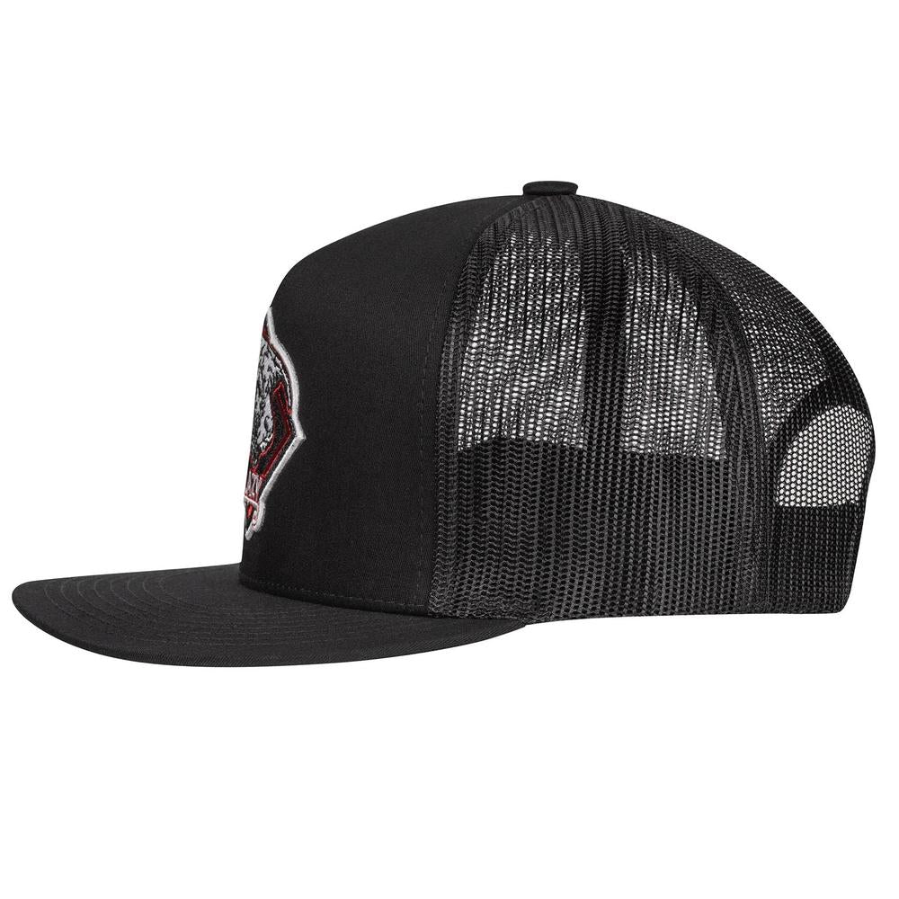 
                  
                    Lazy J Ranch Black Red Diamond Hereford Classic Five Panel Trucker Hat-Lazy J Ranch Wear
                  
                