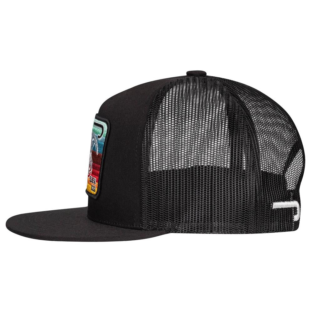 
                  
                    Lazy J Ranch Black Serape Elevation Classic Five Panel Trucker Hat-Lazy J Ranch Wear
                  
                