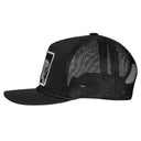 Lazy J Ranch Black Sunset Retro Mid Profile Rope Trucker Hat-