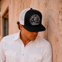 Lazy J Ranch Black & White Black Arrowhead Classic Five Panel Trucker Hat-