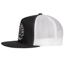 Lazy J Ranch Black & White Black Arrowhead Classic Five Panel Trucker Hat-