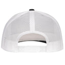 Lazy J Ranch Black & White Black Elevation Mid Profile Trucker Hat-