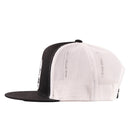 Lazy J Ranch Black & White Bull Trap Classic Five Panel Trucker Hat-