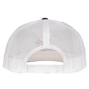 Lazy J Ranch Black & White Embroidered Show Time Classic Five Panel Trucker Hat-