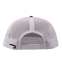 Lazy J Ranch Black & White Feed Wagon Classic Rope Trucker Hat-