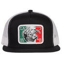 Lazy J Ranch Black & White Mexico Elevation Classic Five Panel Trucker Hat-