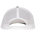 Lazy J Ranch Black & White Mexico Elevation Mid Profile Trucker Hat-