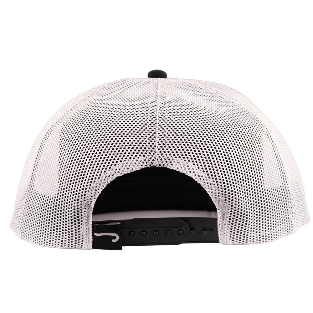 Lazy J Ranch Black & White Native Classic Rope Trucker Hat