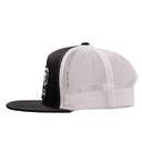 Lazy J Ranch Black & White Shafter Classic Five Panel Trucker Hat-