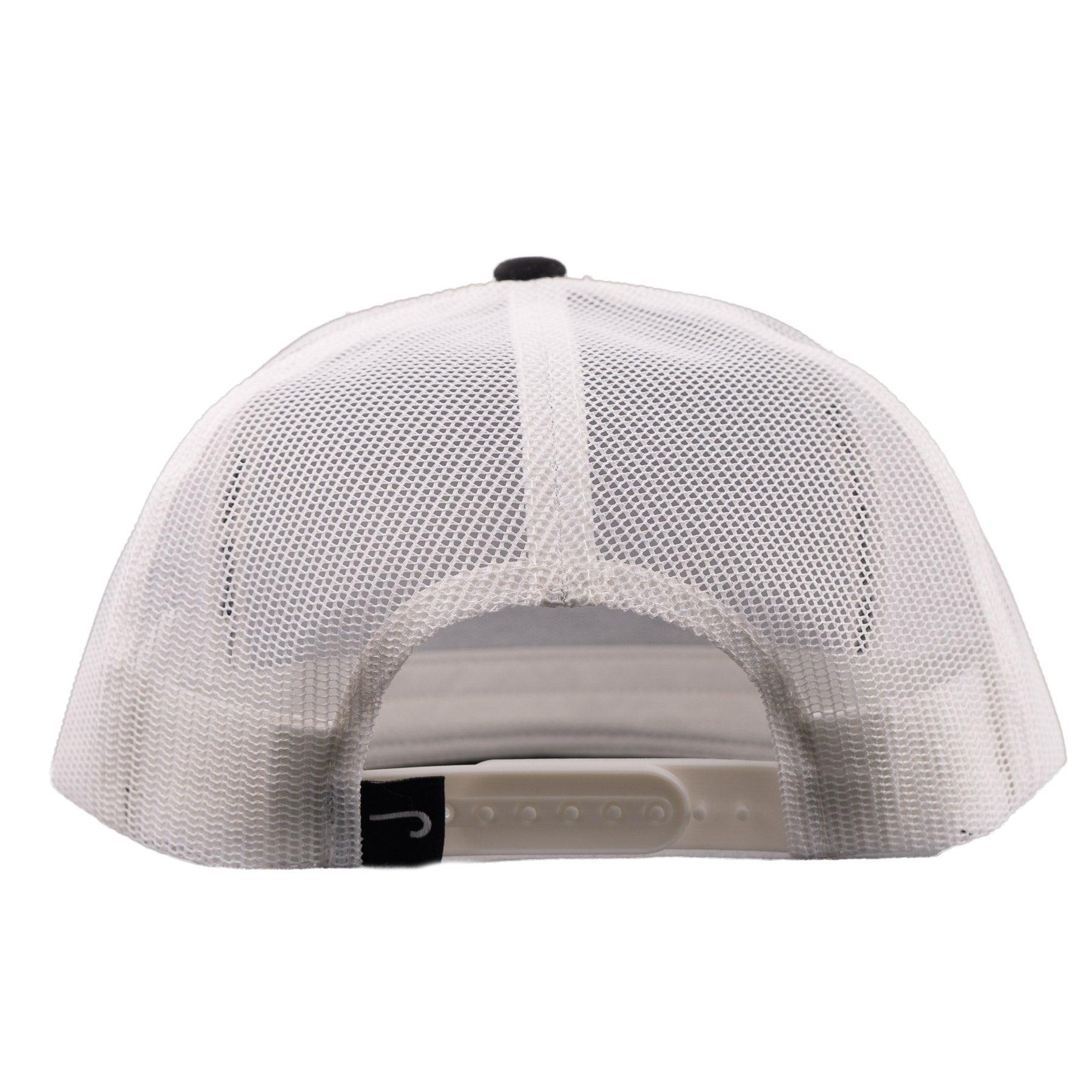 Lazy J Ranch Black & White Shafter Classic Five Panel Trucker Hat