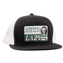 Lazy J Ranch Black & White Shafter Classic Five Panel Trucker Hat-