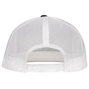 Lazy J Ranch Black & White Sunset Retro Classic Five Panel Trucker Hat-