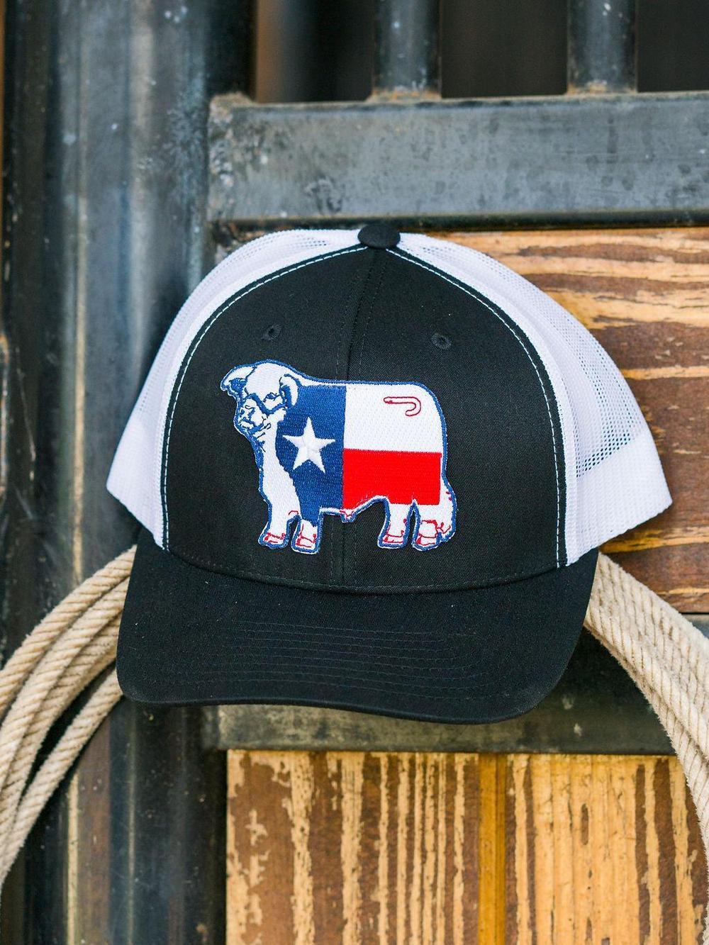 Lazy J Ranch White Conquest Classic Five Panel Trucker Hat