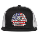 Lazy J Ranch Black & White USA Arrowhead Classic Five Panel Trucker Hat-