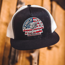 Lazy J Ranch Black & White USA Arrowhead Classic Five Panel Trucker Hat-