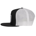 Lazy J Ranch Black & White Willow Cattle Headquarters Classic Five Panel Trucker Hat-