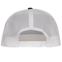 Lazy J Ranch Black & White Willow Cattle Headquarters Classic Five Panel Trucker Hat-