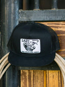 Lazy J Ranch Black Willow Cattle Headquarters Classic Five Panel Trucker Hat-
