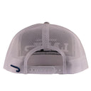 Lazy J Ranch Blue & White Dime Box Classic Rope Trucker Hat-