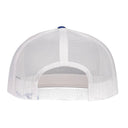 Lazy J Ranch Blue & White Sunrise Bull Classic Five Panel Trucker Hat-