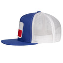 Lazy J Ranch Blue & White Texas Elevation Classic Five Panel Trucker Hat-