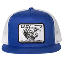Lazy J Ranch Blue & White Willow Cattle Headquarters Classic Five Panel Trucker Hat-
