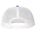 Lazy J Ranch Blue & White Willow Cattle Headquarters Classic Five Panel Trucker Hat-