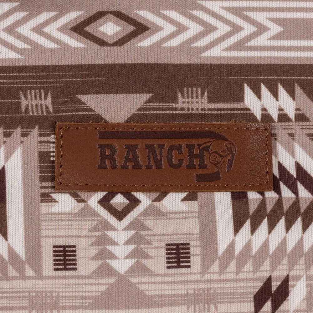 
                  
                    Lazy J Ranch Aztec Print Long Sleeve Hoodie - Brown-Lazy J Ranch Wear
                  
                