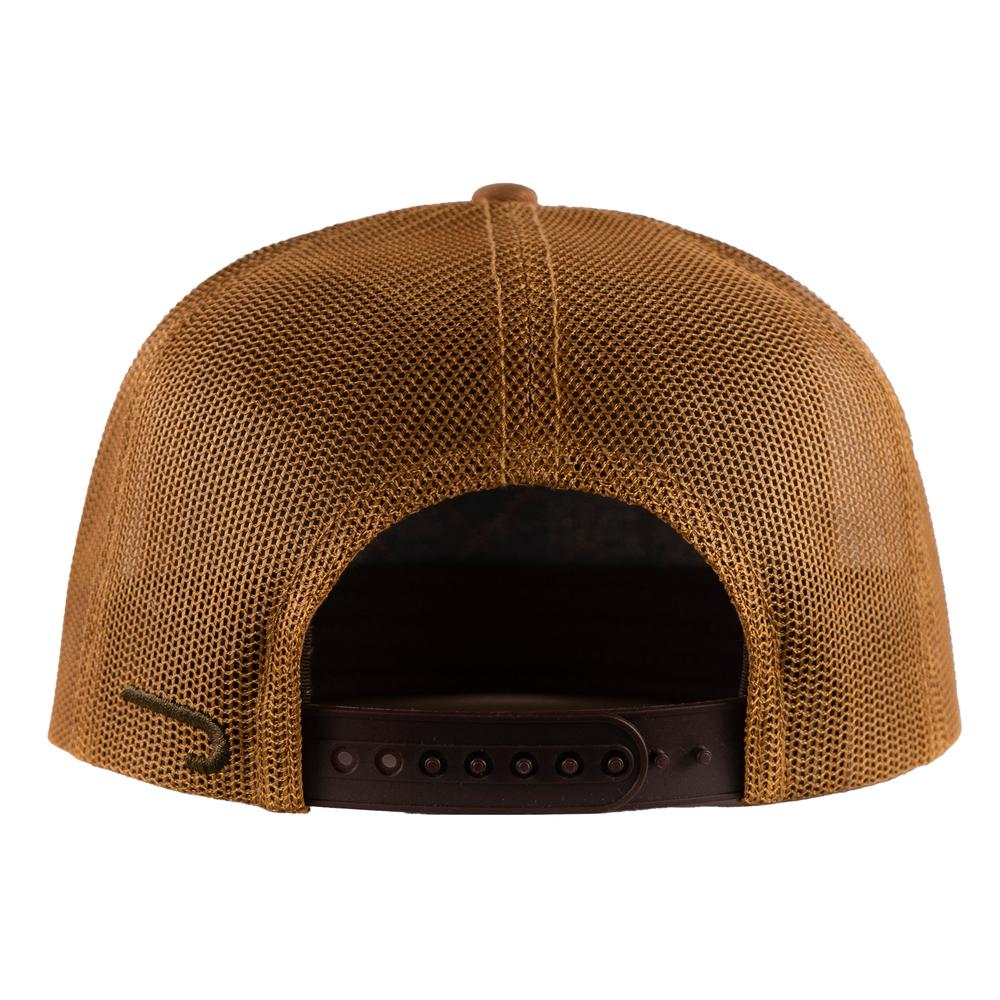 
                  
                    Lazy J Ranch Brown & Dark Brown Quilted Hard Day Classic Five Panel Trucker Hat-Lazy J Ranch Wear
                  
                