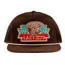 Lazy J Ranch Brown El Rancho Classic Rope Trucker Hat-