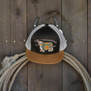 Lazy J Ranch Brown & Tan Apache Hereford Bull Mid Profile Trucker Hat-