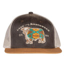 Lazy J Ranch Brown & Tan Apache Hereford Bull Mid Profile Trucker Hat-