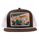 Lazy J Ranch Brown & White Del Rio Classic Rope Trucker Hat-
