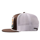 Lazy J Ranch Brown & White Del Rio Classic Rope Trucker Hat-