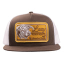 Lazy J Ranch Brown & White Dust Storm Classic Five Panel Trucker Hat-
