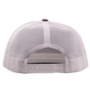 Lazy J Ranch Brown & White Dust Storm Classic Five Panel Trucker Hat-