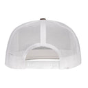 Lazy J Ranch Brown & White Sunrise Bull Classic Five Panel Trucker Hat-