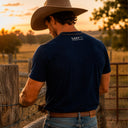 Lazy J Ranch Built To Last Short Sleeve T-Shirt - Navy-