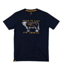 Lazy J Ranch Built To Last Short Sleeve T-Shirt - Navy-